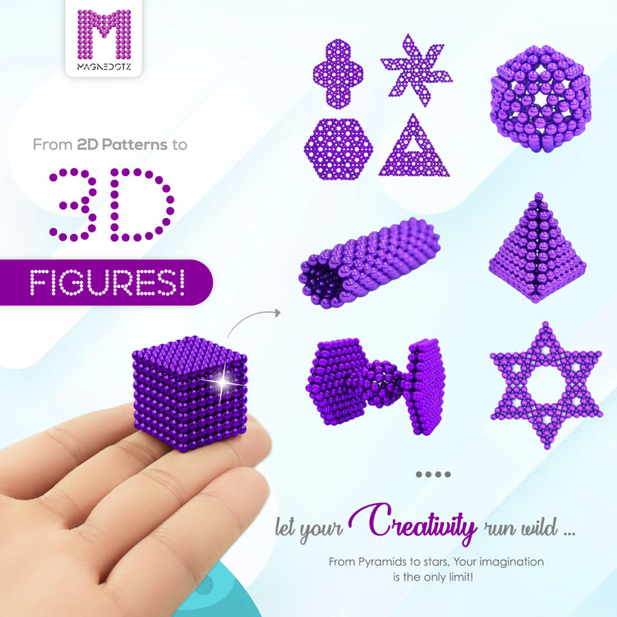 2.5 MM Purple MagneDotZ 512pcs