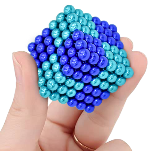 SARASI 5 mm Magnetic Balls Cube Fidget Gadget Toys Rare Earth Magnet Office  Desk Toy Games Magnet Toys Multicolor Beads Stress Relief Toys for Kids - 5  mm Magnetic Balls Cube Fidget